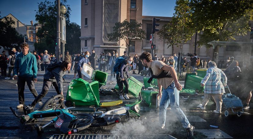 Франция протесты