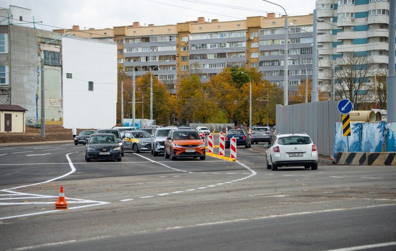 Изменение движения на Богдановича Минск