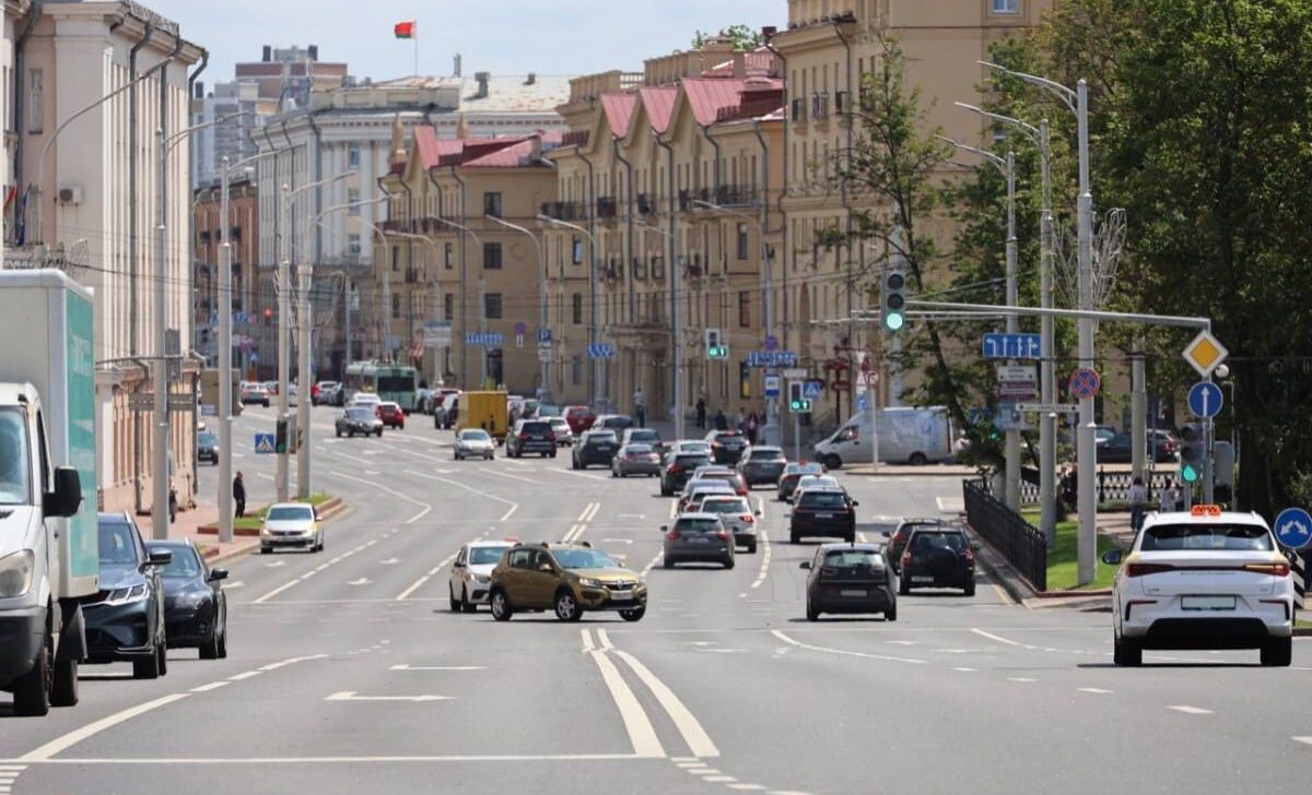 улица с авто Минск экология