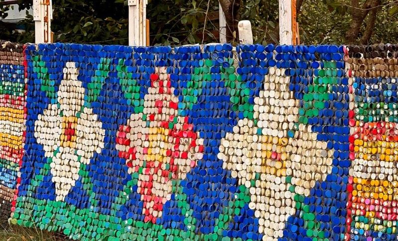 Необычный забор обнаружили под Гродно. Вы удивитесь, из чего он сделан