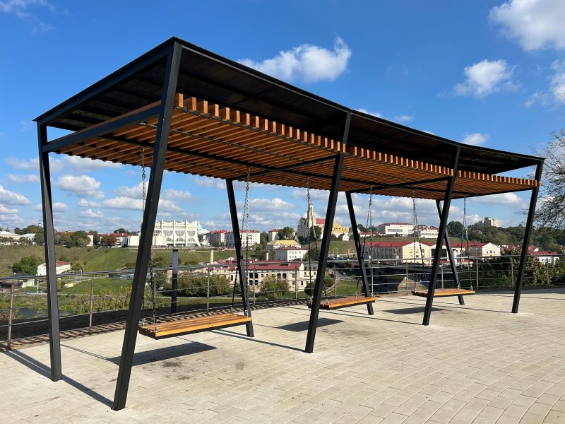 сквер на улице Дарвина в Гродно 