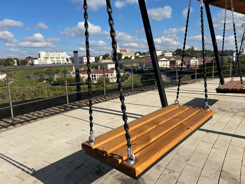 сквер на улице Дарвина в Гродно 