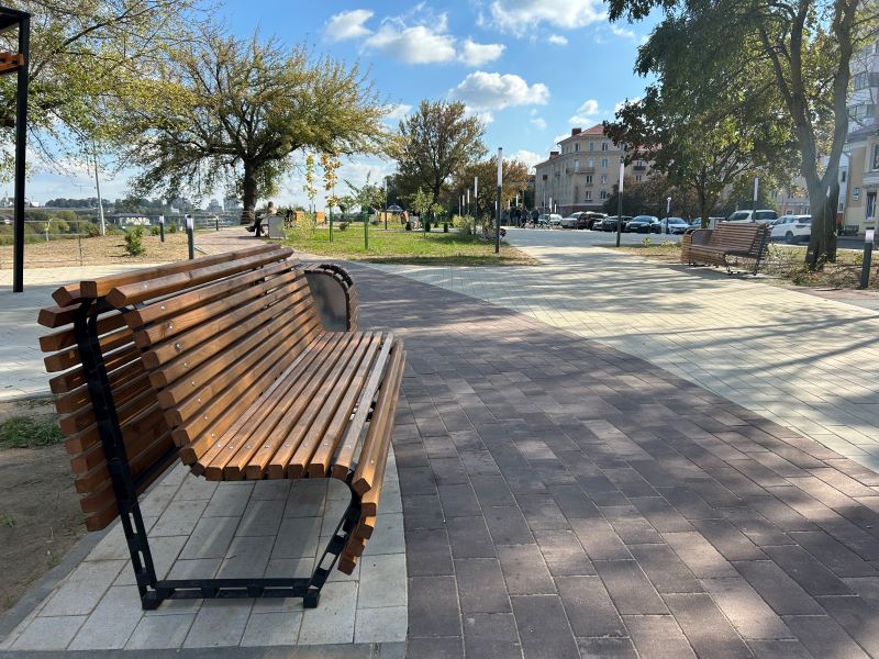 сквер на улице Дарвина в Гродно 