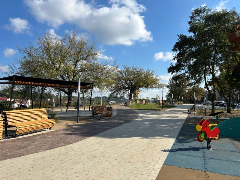 сквер на улице Дарвина в Гродно 