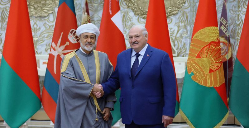 Султана Омана и Президент Республики Беларусь