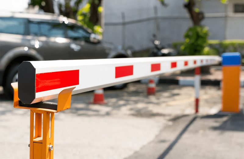 парковка шлагбаум Минк