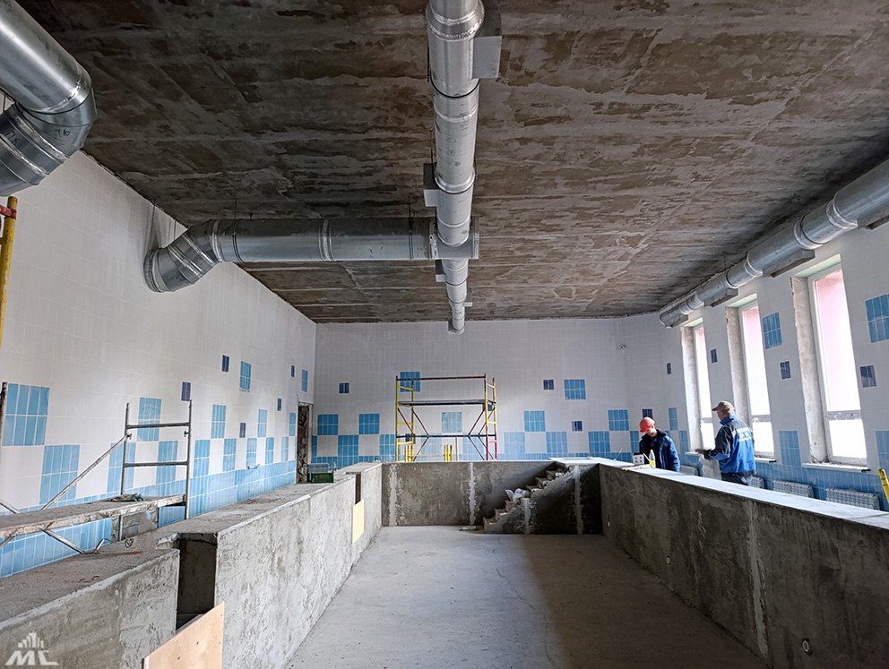 бассейн ремонт строительство