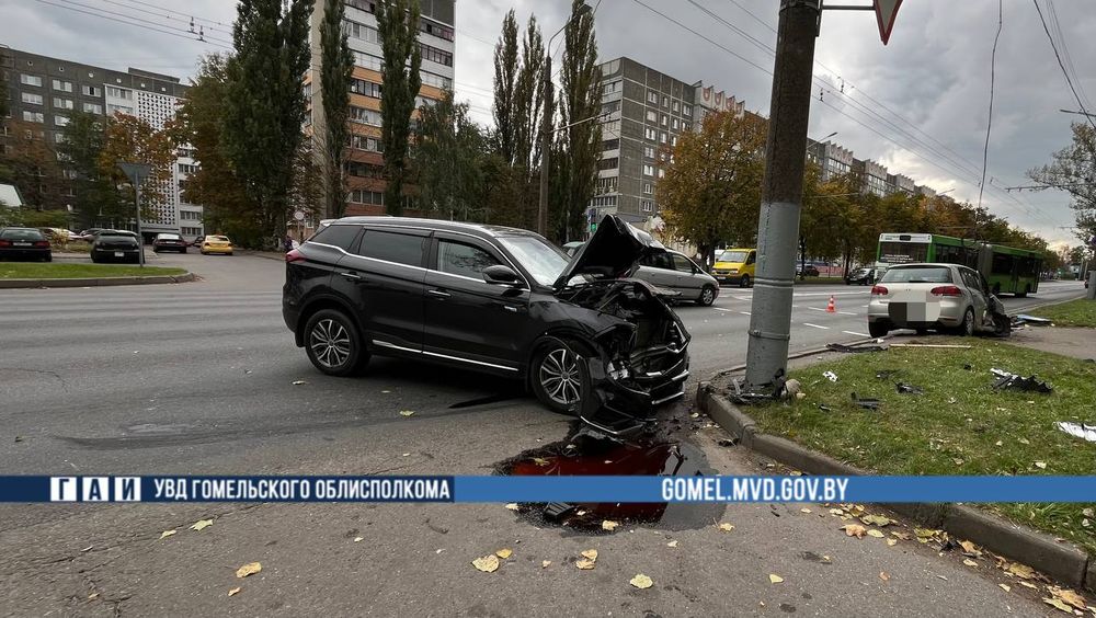 дтп в Гомеле на Ефремова