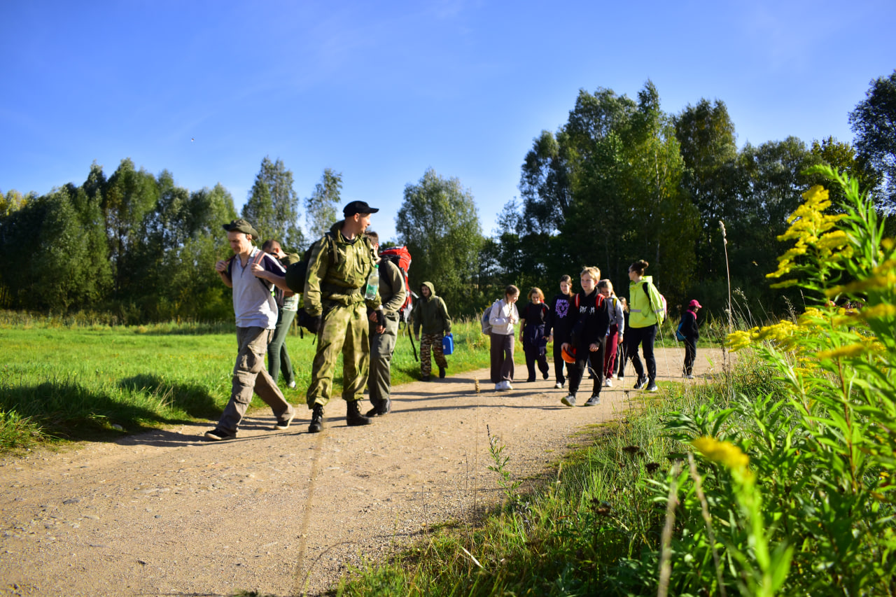 поход туристы