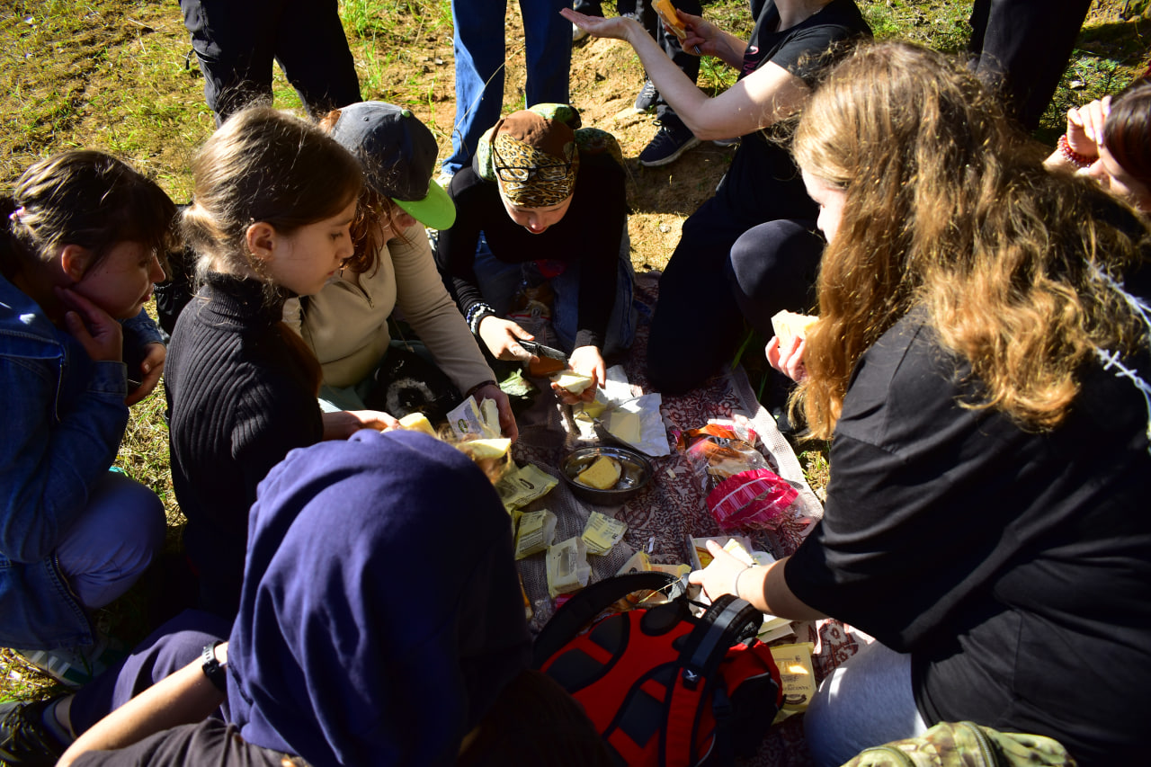 завтрак в поле