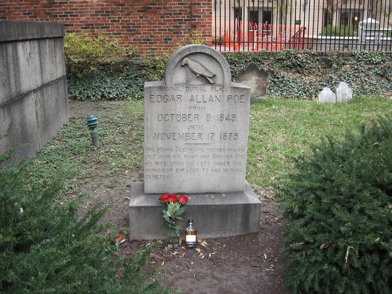Эдгар По могила захоронение памятник