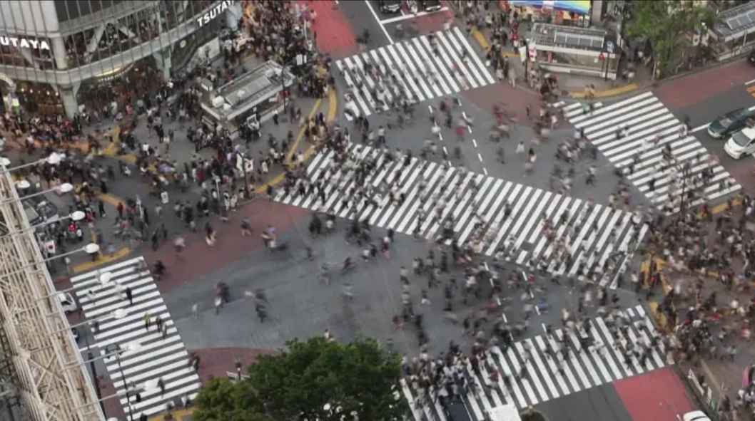 Диагональный переход, Япония