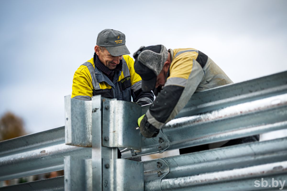 Дорожные работы на трассе М-4