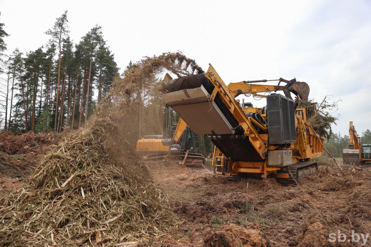 Дорожные работы на трассе М-3