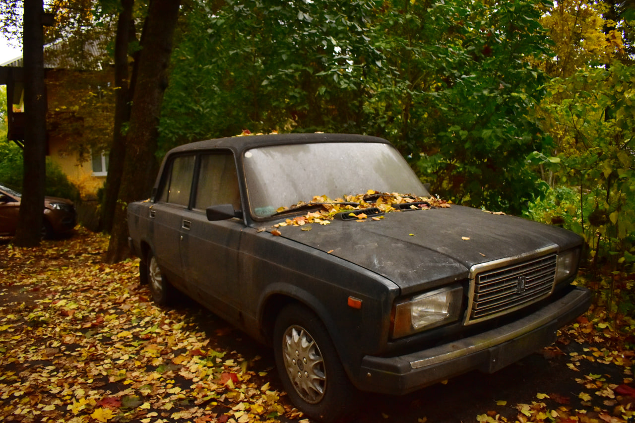лада жигули осень