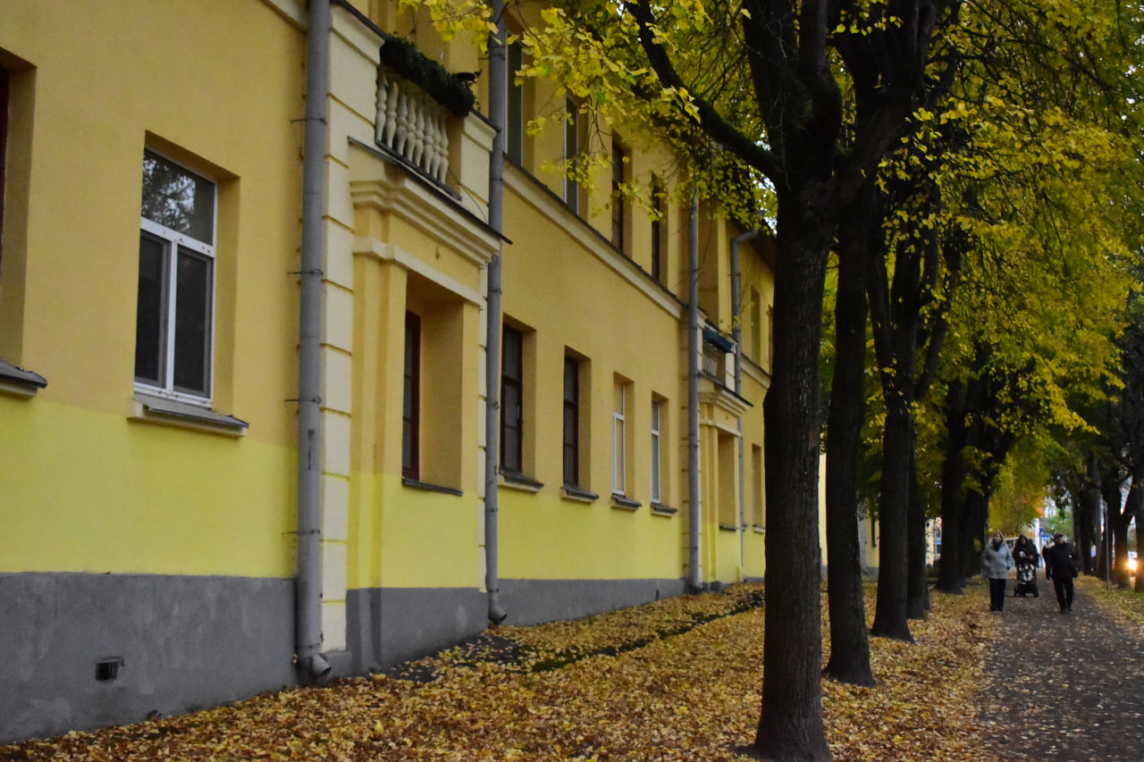 улица осень Осмоловка