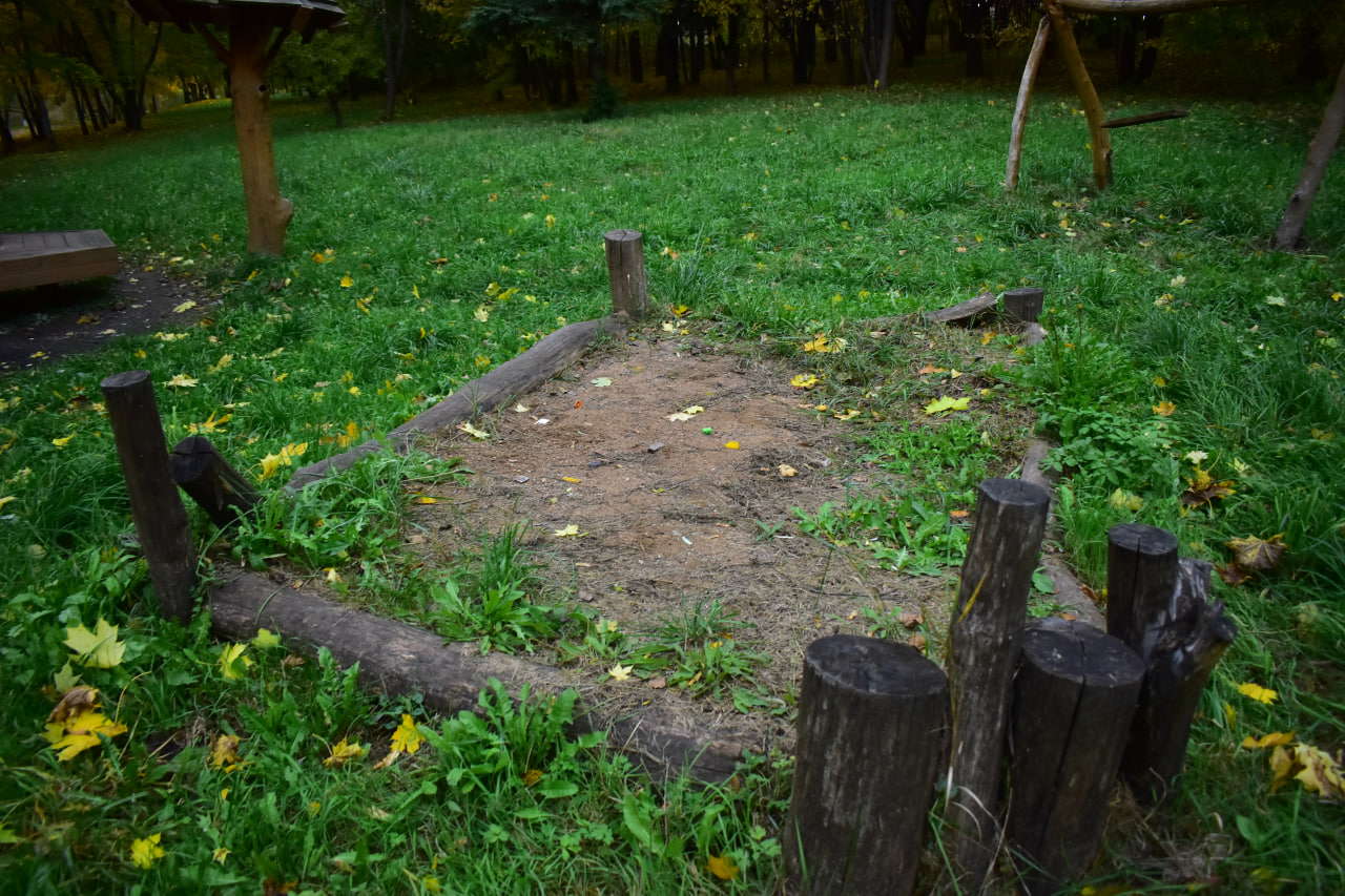 сломанная песочница