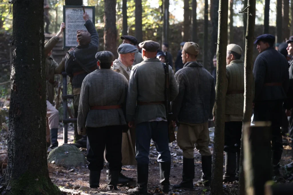 Съемки фильма «Батька Минай. Партизанская легенда» 