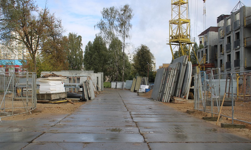 возведение нового квартала в Гродно 
