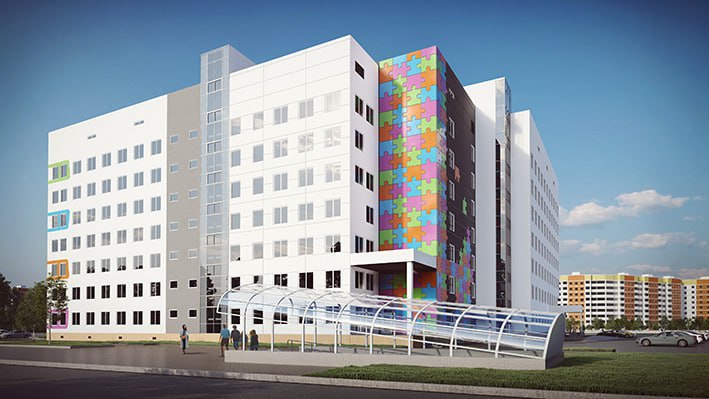 Поликлиника в Лошице-9