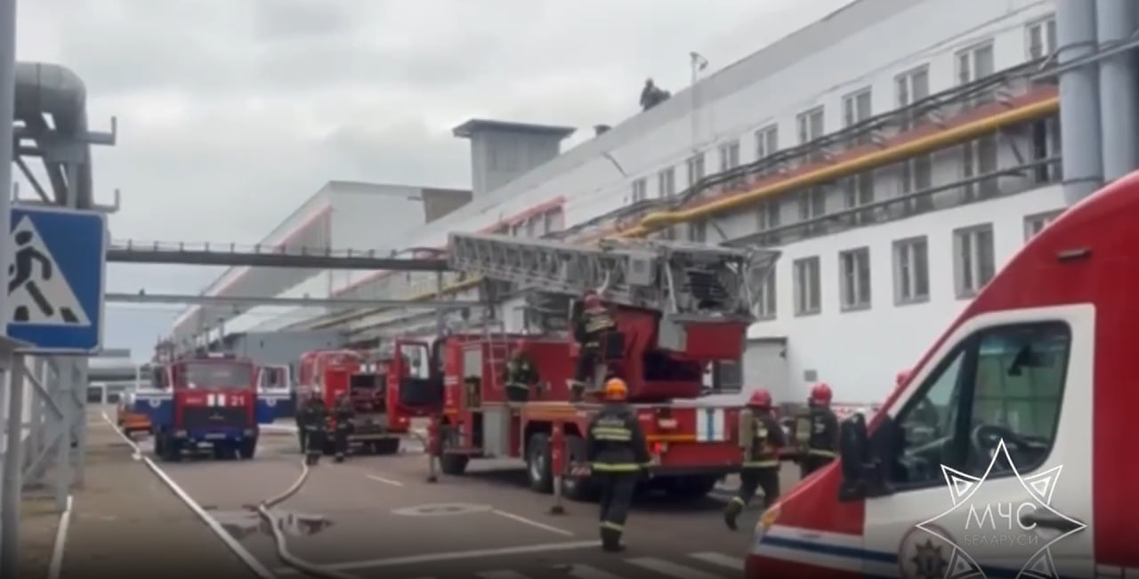 пожар в цеху маза