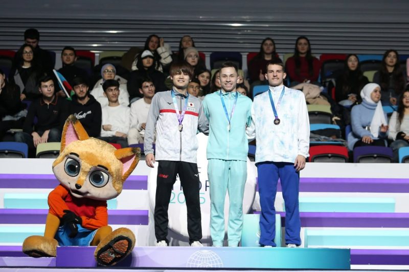 Призеры кубка мира по прыжкам на батуте