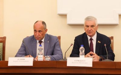 Заместитель Губернатора Нижегородской области Старостин Дмитрий Сергеевич и руководитель Представительства Нижегородской области Дудкин Андрей Александрович