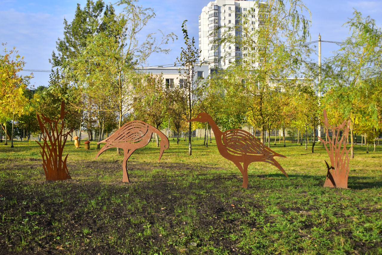 зона отдыха арт-объекты