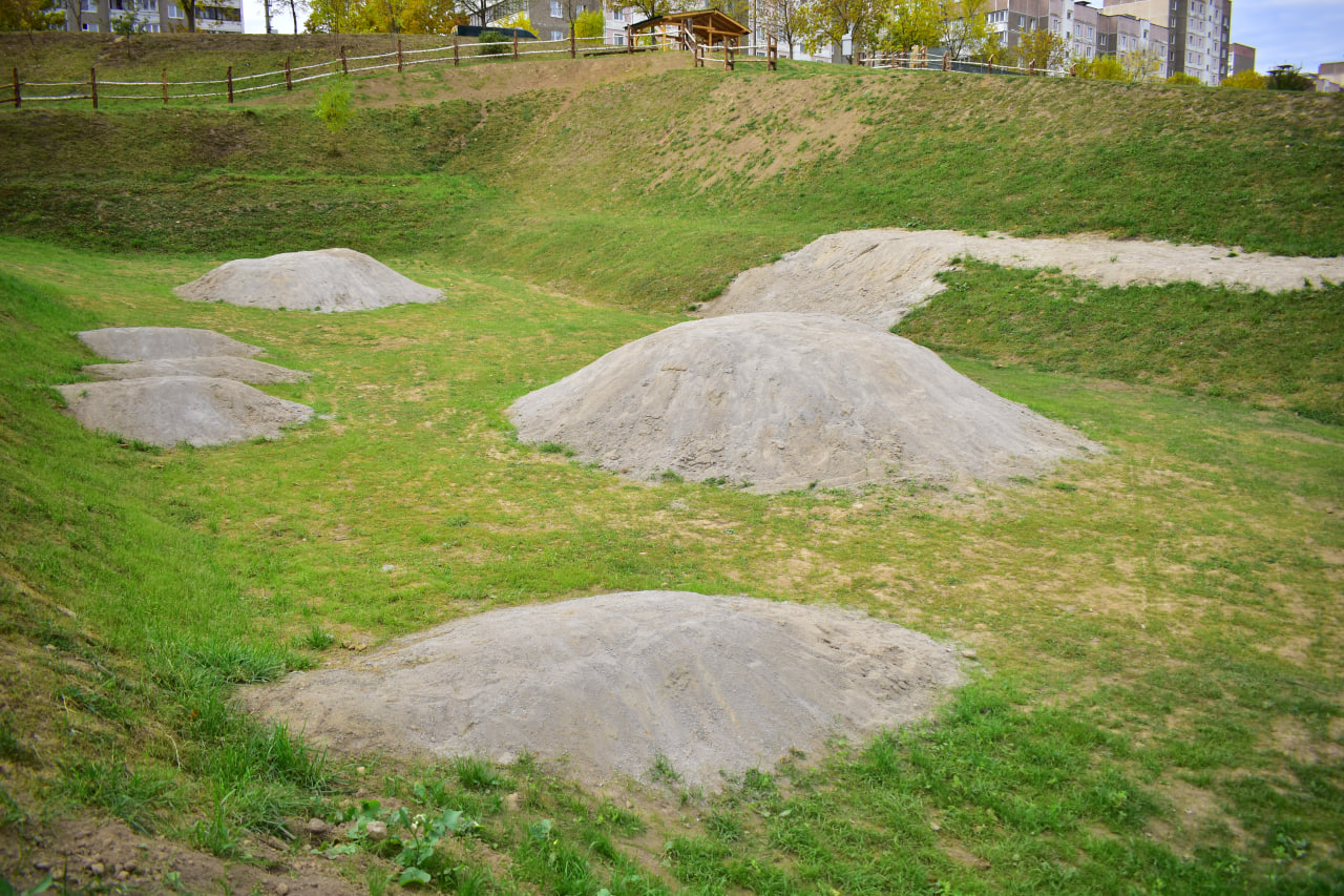 горки на велотреке