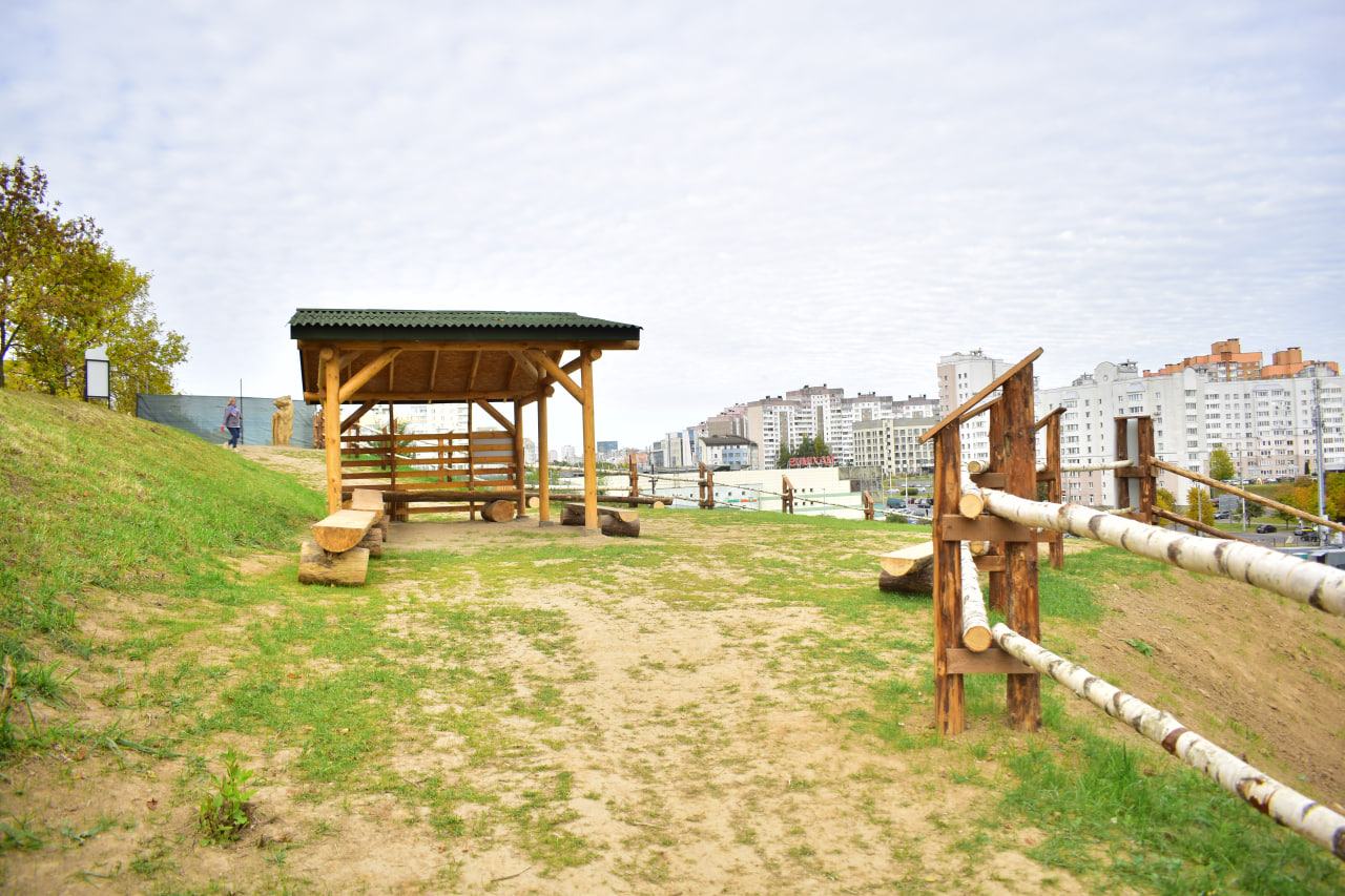 дорожка беседка