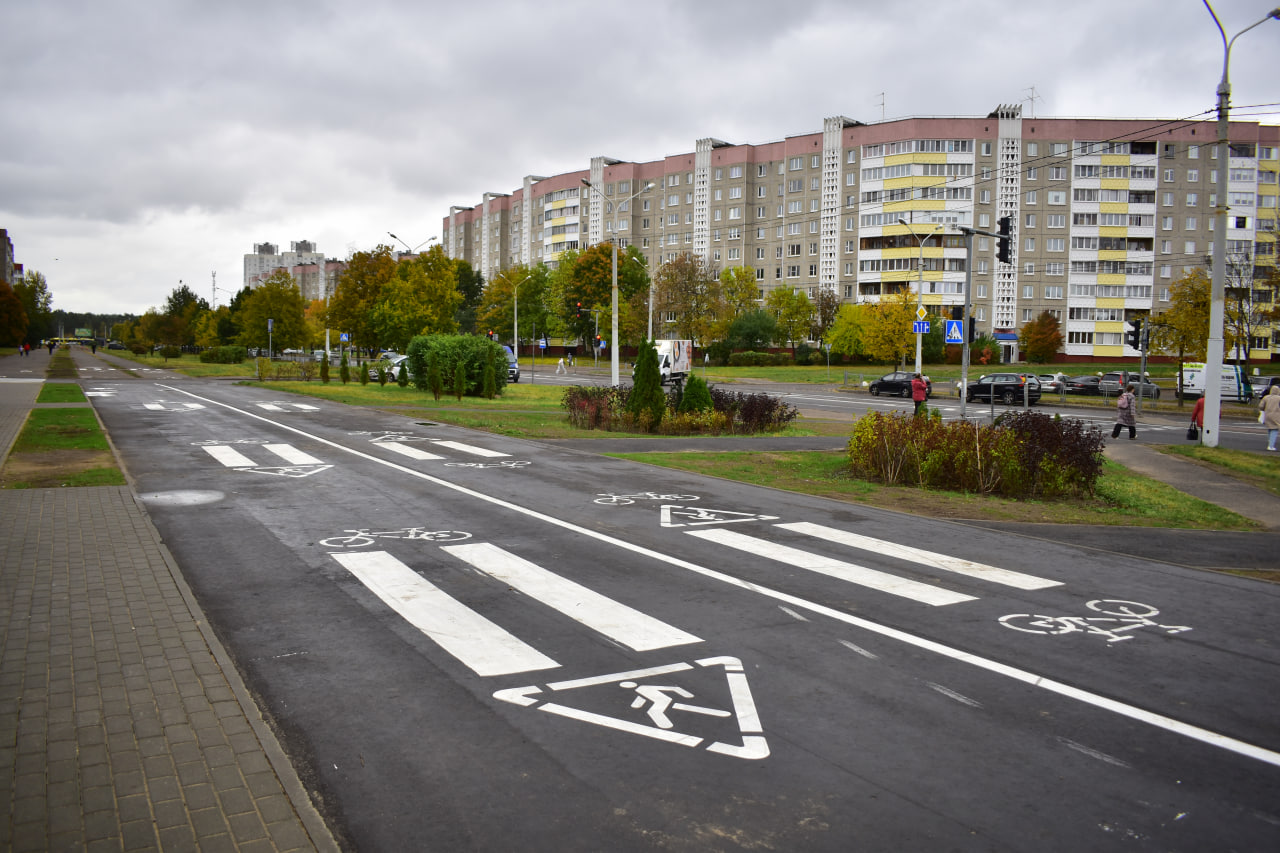 велодорожка пешеходный переход