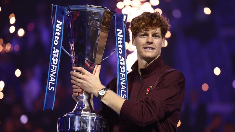 Янник Синнер на теннисном турнире в Турине