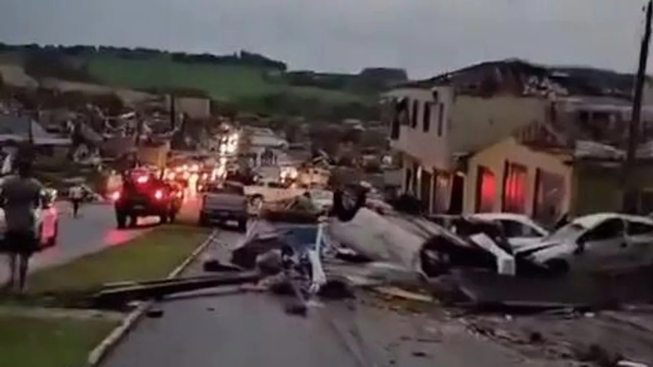 ураган в Бразилии