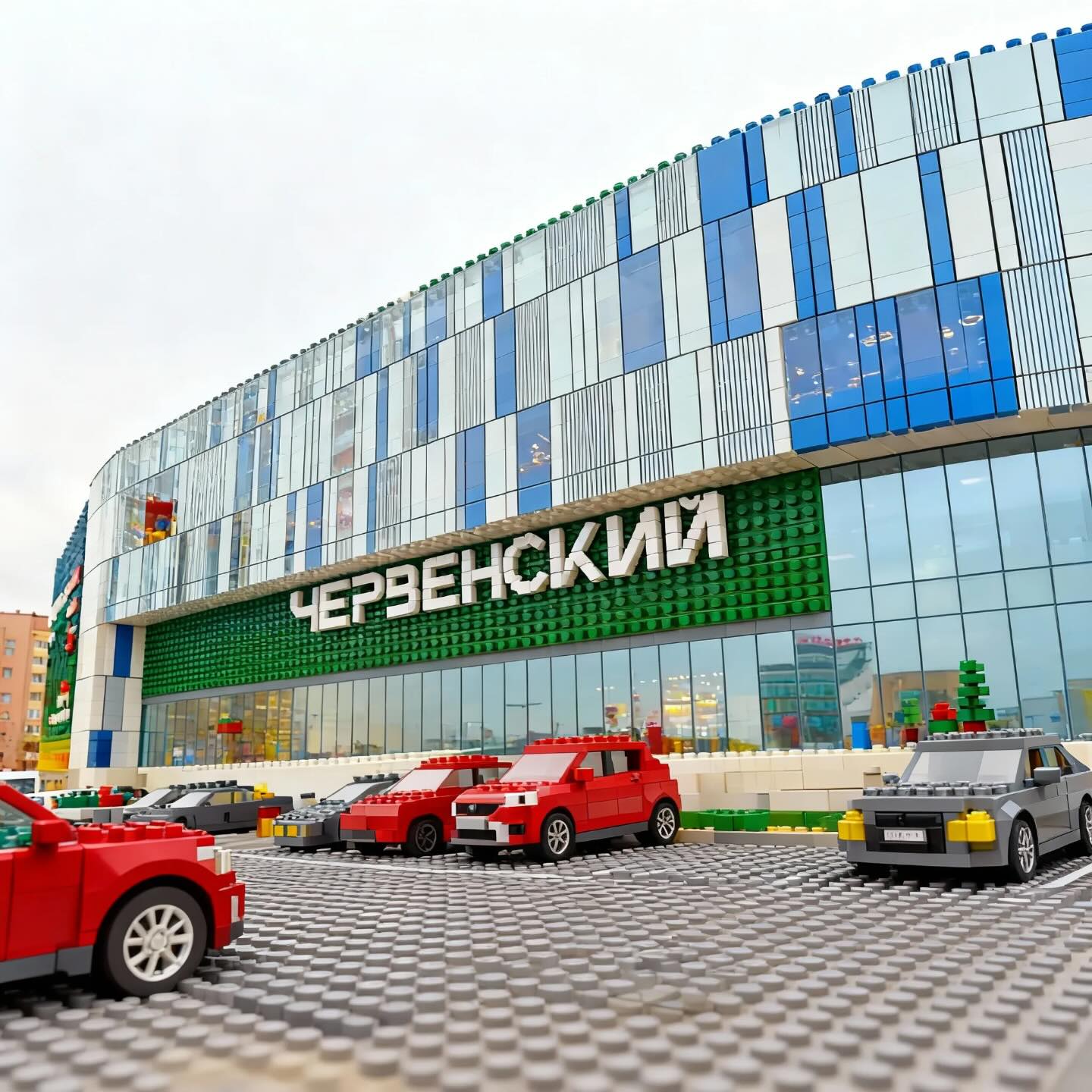 Белорусские города в стиле LEGO: цифровой конструктор взорвал соцсети