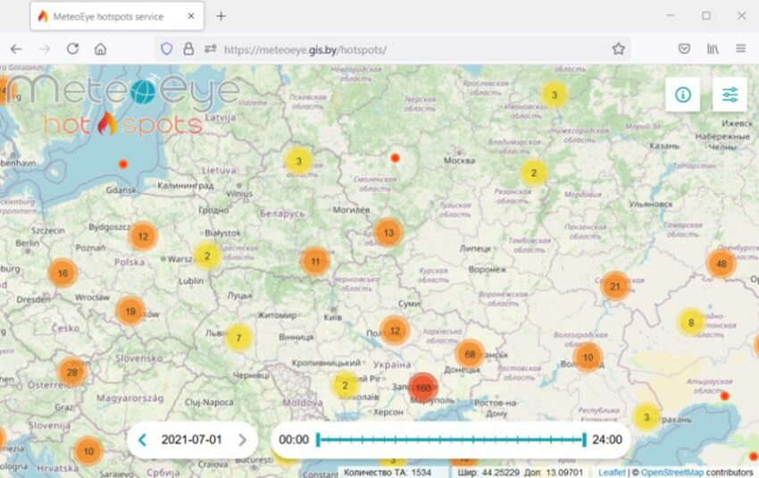 MeteoEye Hotspots