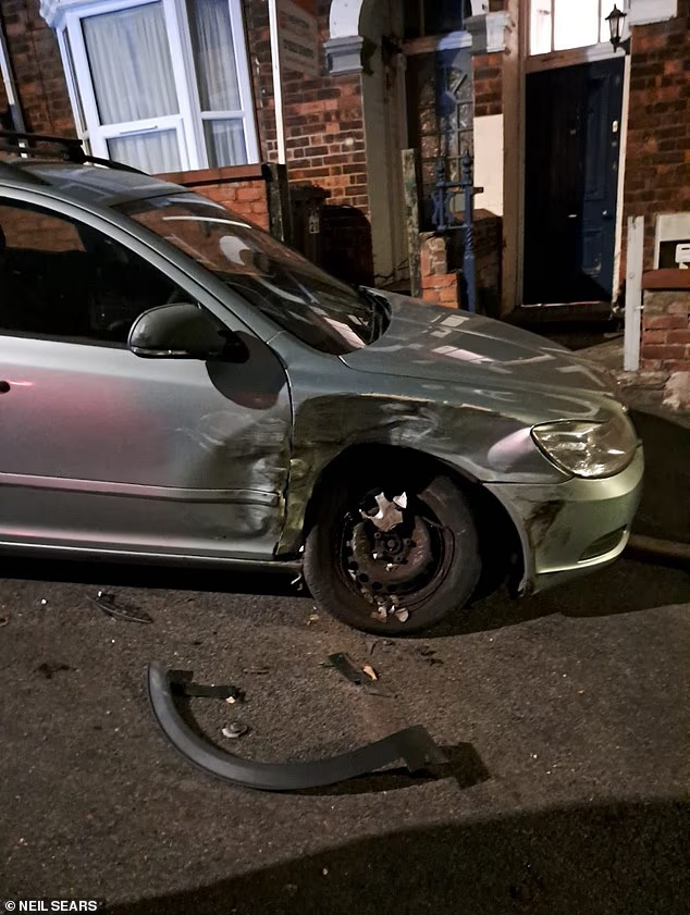 Пострадавший автомобиль от ДТП