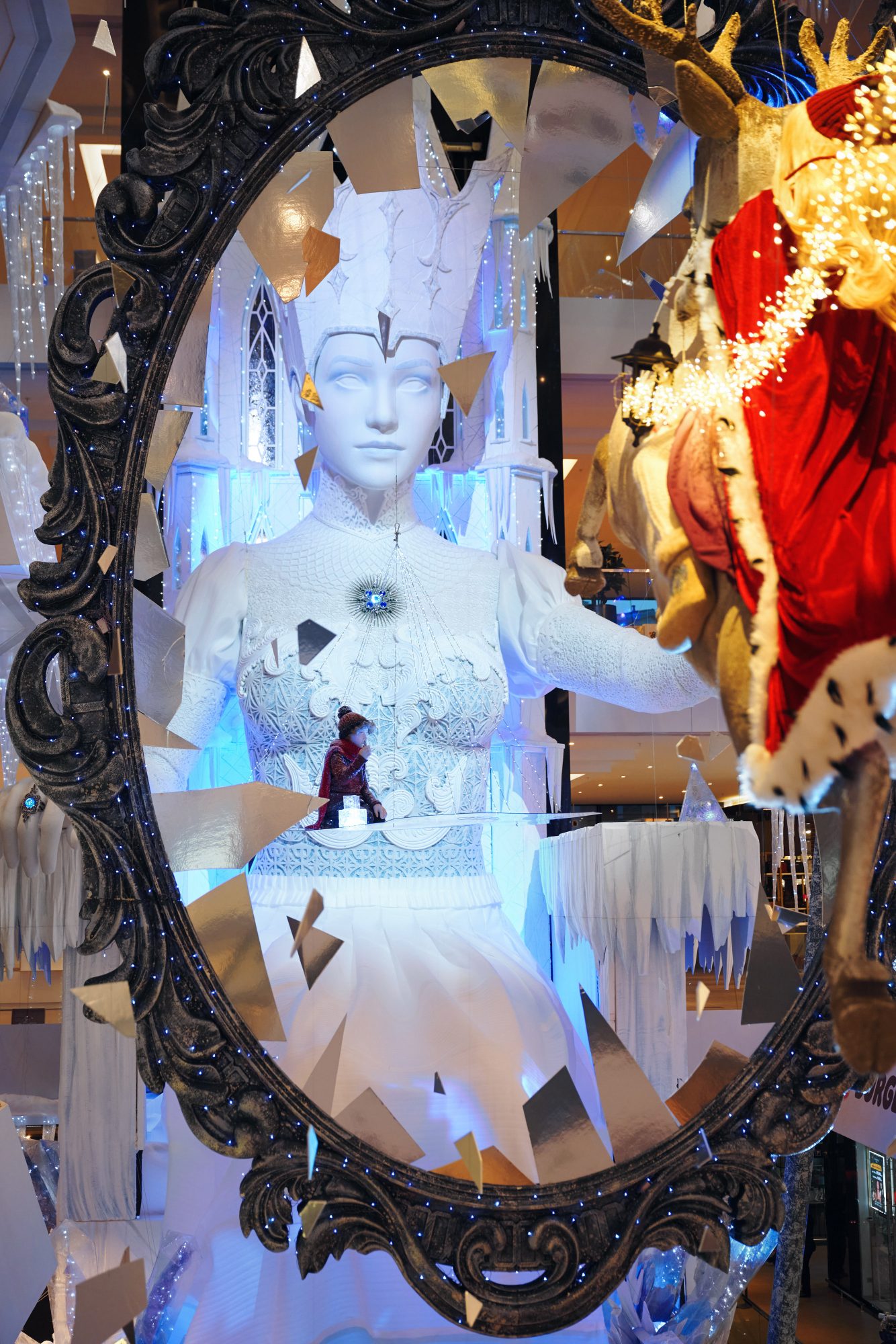 Герда летит в зеркало снежная королева