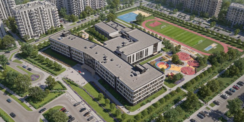 Школа в Северном берег проект