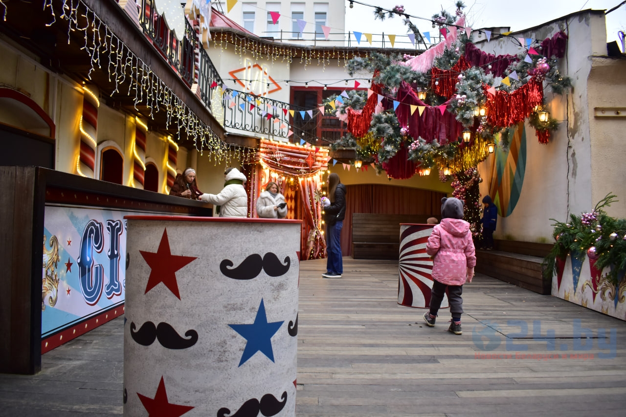 новогоднее оформление цирк