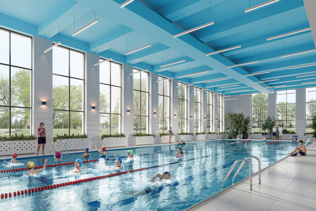 Бассейн в школе в Северном береге 