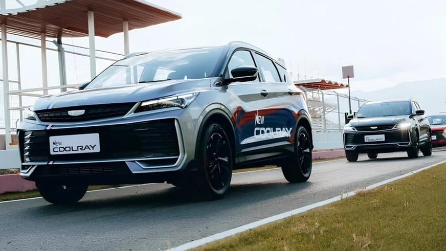 Geely Coolray дорога автомобиль