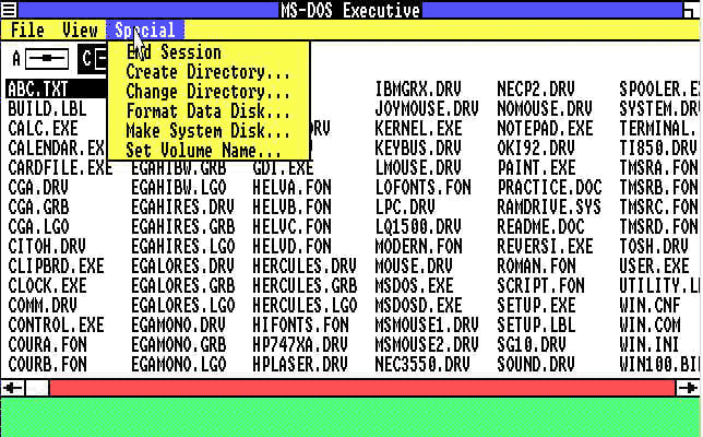 Windows 1.0 окно