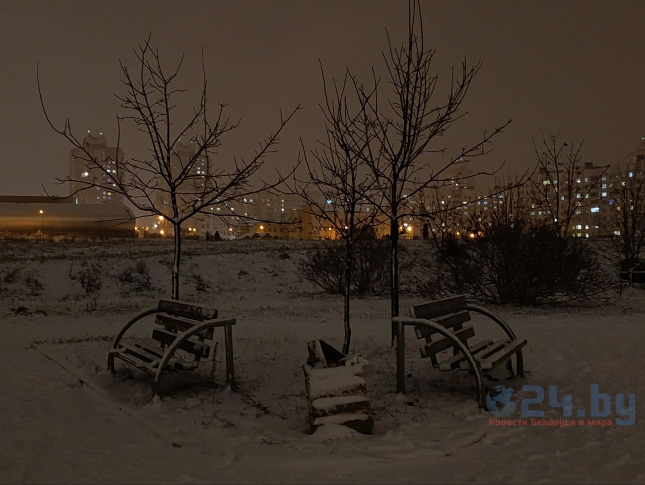 первый снег