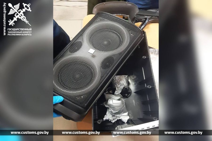 Музыкальные колонки контрабанда наркотиков таможня