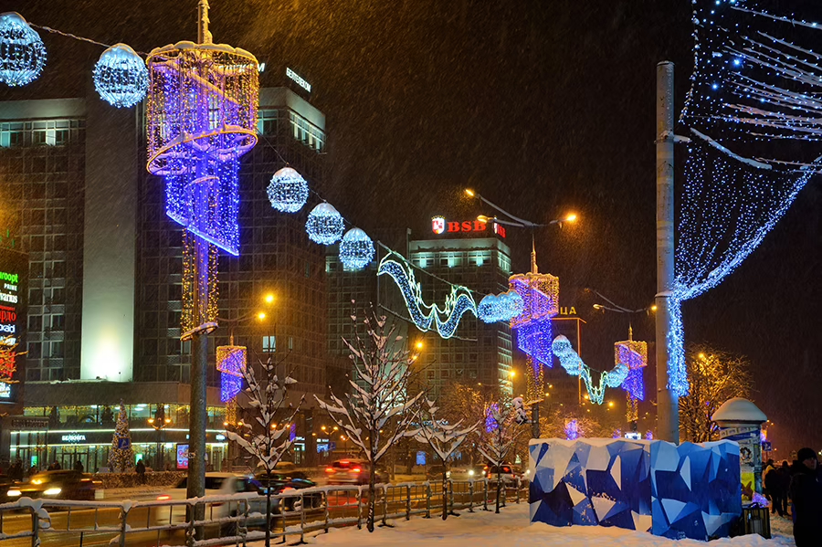 Новогодний Минск