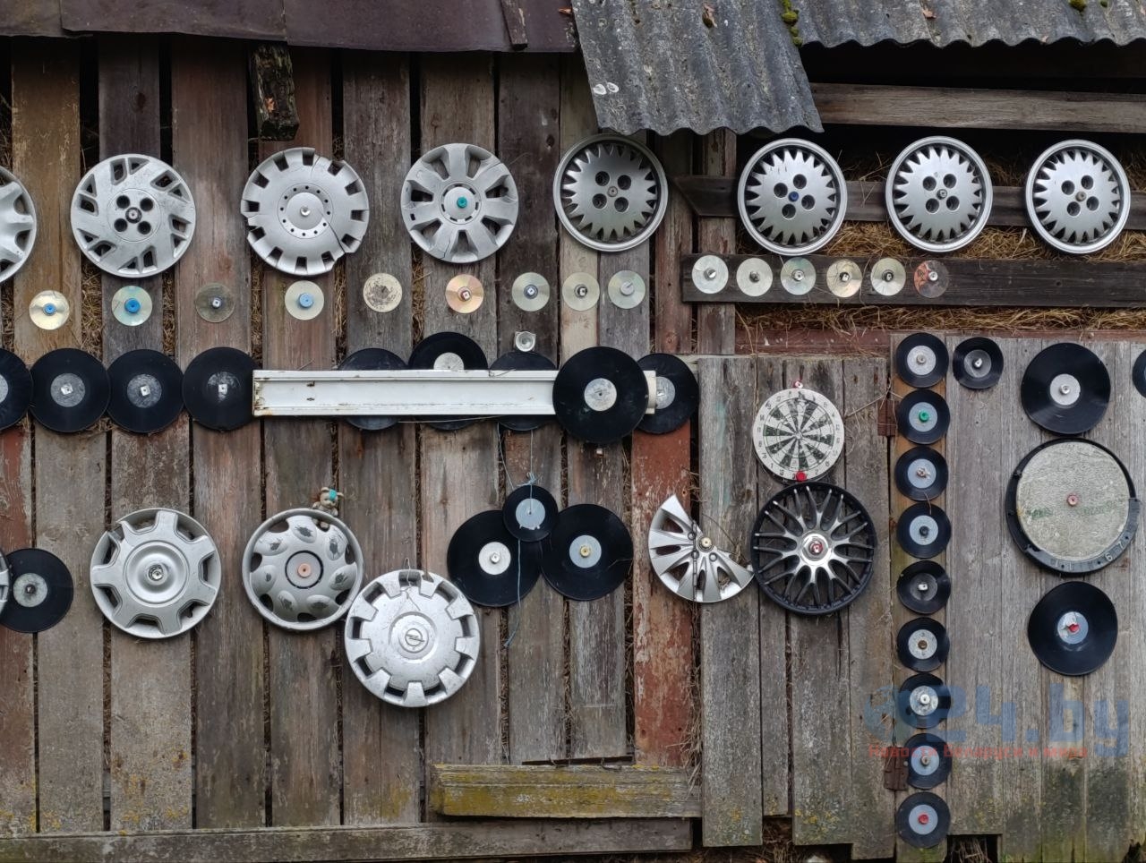 необычный сарай