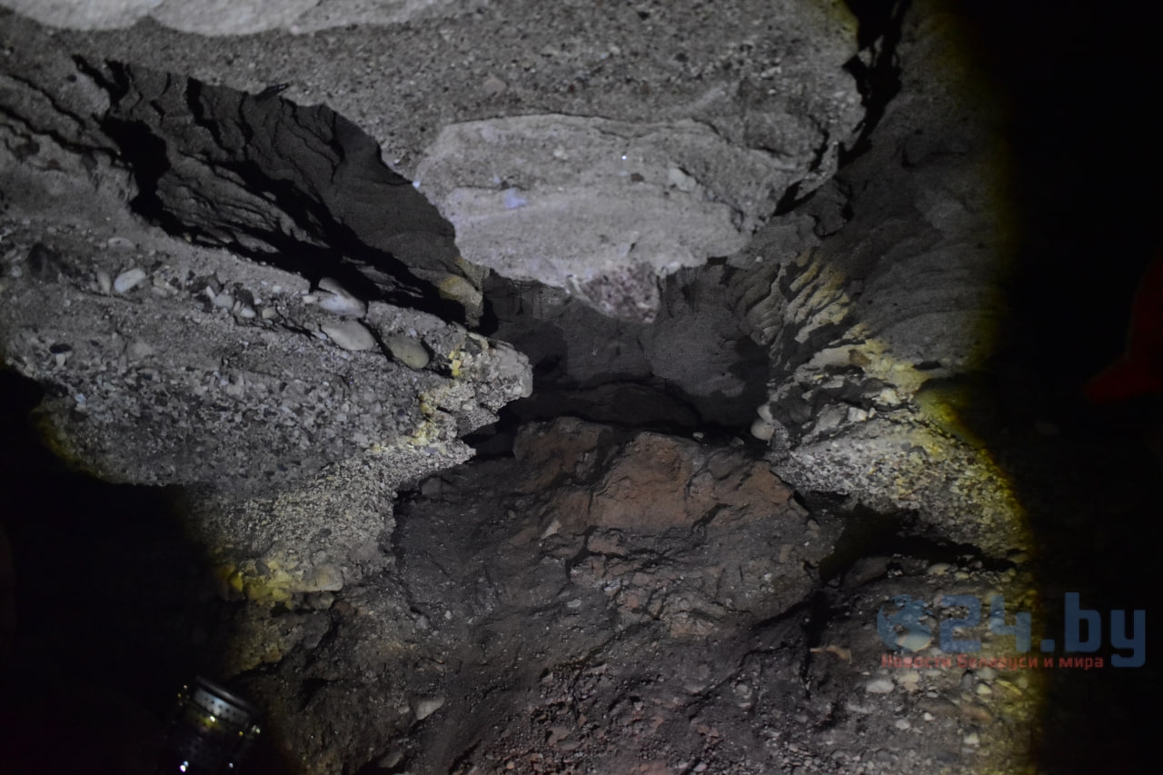 в пещере Беларуси