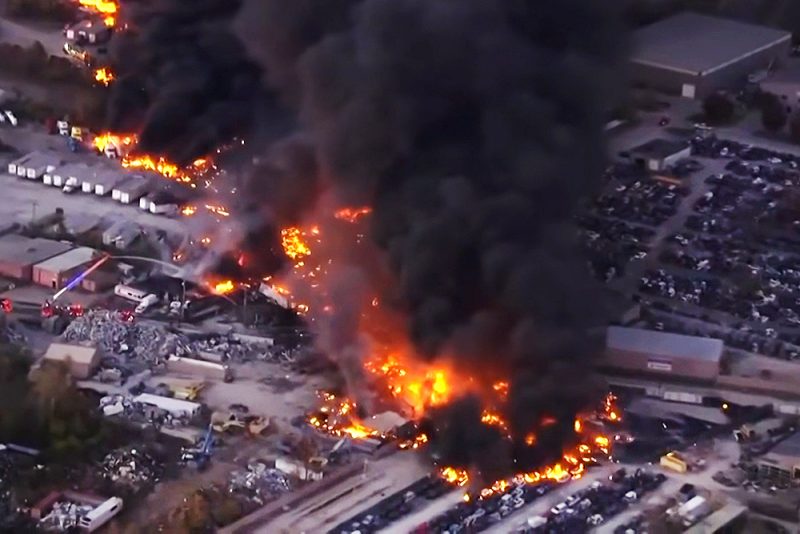 Крушение самолета в США