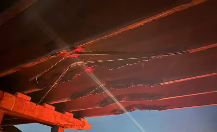 повреждения моста