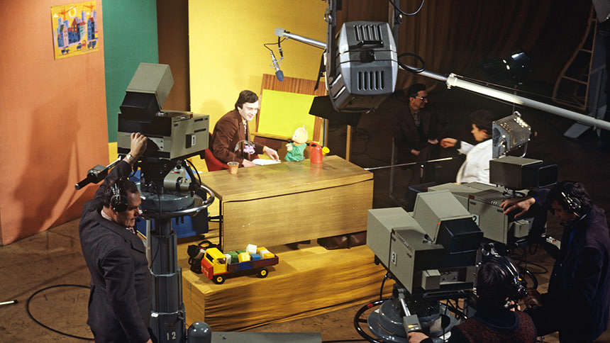 «Спокойной ночи, малыши!» съемки студия